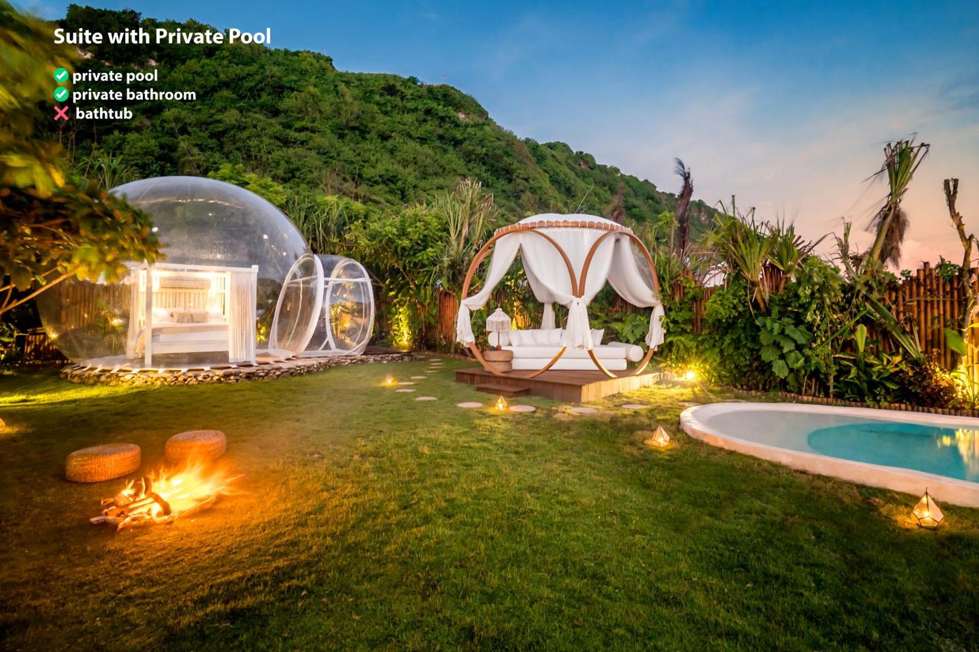 Uluwatu Bubble Hotel Nyang Nyang - Adults Only מראה חיצוני תמונה